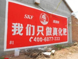  固始刷墙广告”蕴含了时代命题