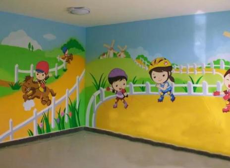  固始幼儿园墙体彩绘制作流程及注意事项