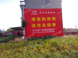  固始农村墙体广告给农村人民带来方便